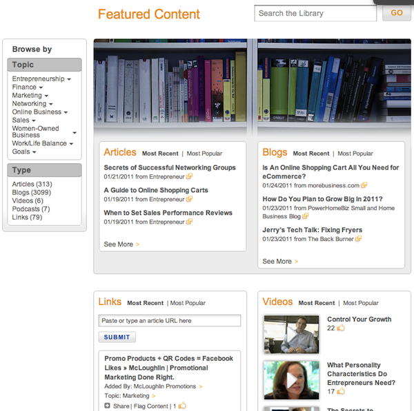 Visa Business Network Library