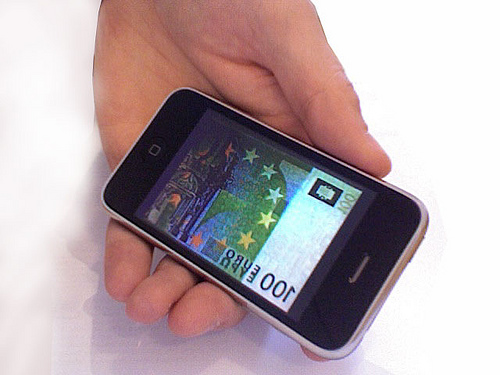 iPhone Mobile Payment 100 Euro